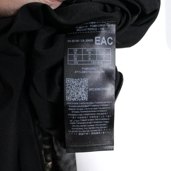 Guess Dark Leopard Print Floral Embroidered Lace Dress Size M - Picture 13 of 13